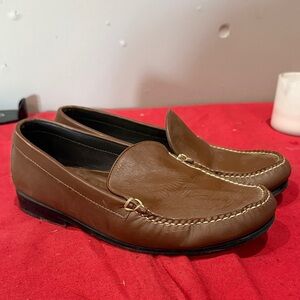 Classic Tan Leather Loafers for Men